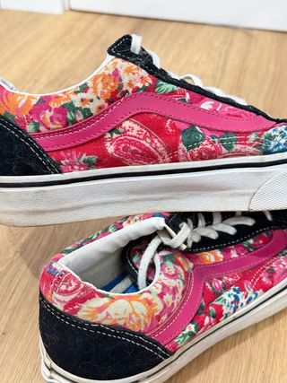 Vans Old Skool Flores Rosas 2016