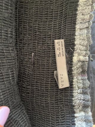 Minifalda Zara cuadros lana Talla M