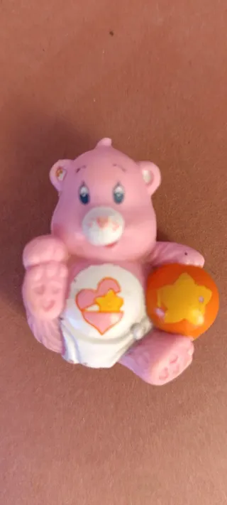 Figura Oso Amoroso Rosa pvc