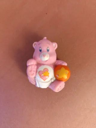 Figura Oso Amoroso Rosa pvc