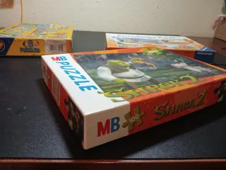 Lote 3 Puzzles Infantiles: Shrek, Disney, Ravensbu