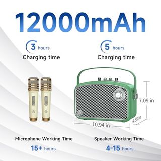 Máquina Karaoke Altavoz Bluetooth 120W