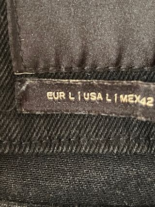 Chaqueta vaquera Zara negra