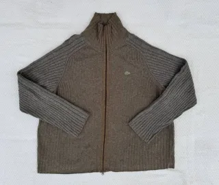 Jersey Lacoste Cremallera Cuello Alto Talla XL