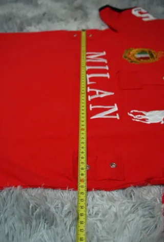 Polo Ralph Lauren Rojo Logo de Milan y Big Pony