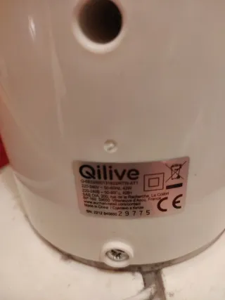 Ventilador de pie Qlive blanco