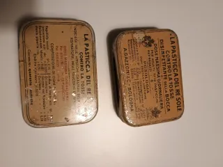 Scatola latta vintage La Pasticca del Re Sole