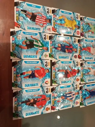Panini Diamante fútbol cards