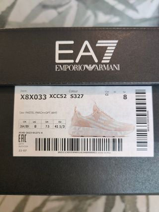 Zapatillas EA7 Emporio Armani Talla 41 1/3