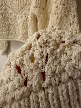 Jersey Zara calado beige