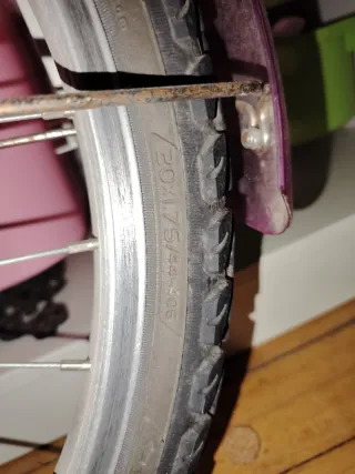 Bicicleta Niña Rosa y Blanca