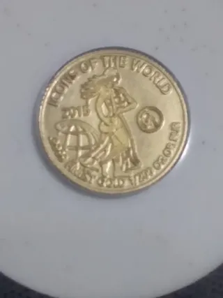 Moneda Oro 24k Die.Säerin.   La sembradora.