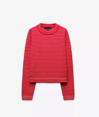 Jersey Zara rayas rojo Talla M