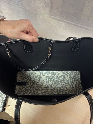 Bolso Tous Capazo Beige/Gris