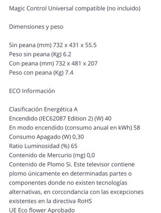 Smart TV LG 32 Blanco