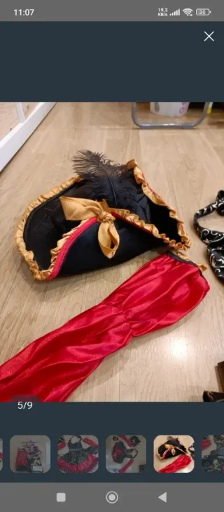 Disfraz Pirata Corsaria Capitana+ complementos