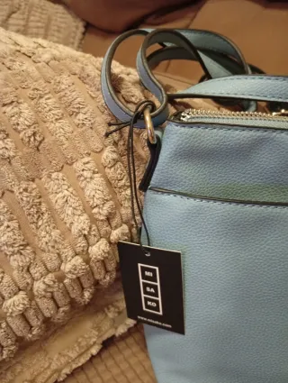 Bolso Misako Celeste/Azul Claro Mujer