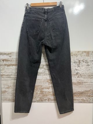 Pantalón recto Mango negro