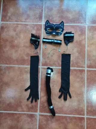 Lote 19 Accesorios Disfraces Máscaras Pelucas etc.