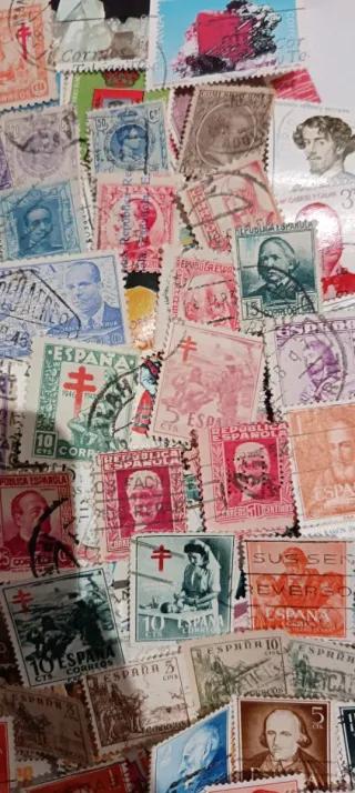 350 Sellos España Usados Sin Repetir