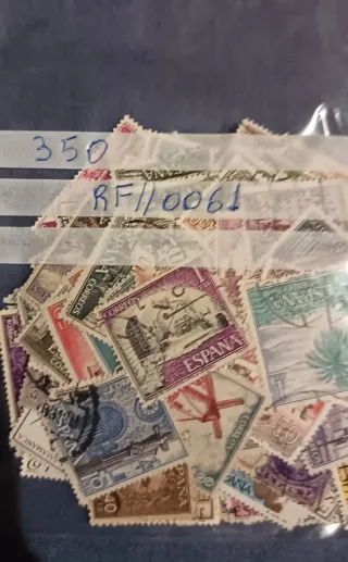 350 Sellos España Usados Sin Repetir