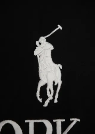 Polo Ralph Lauren Negro New York Big Pony Blanco