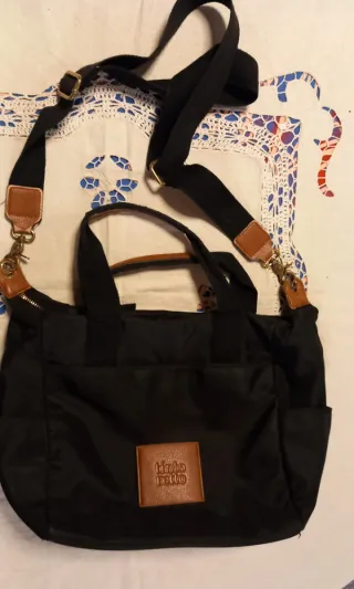 2 Bolsos Marrón y Negro bandolera