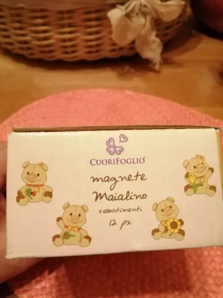 Set 4 Magneti Maialini Decorativi