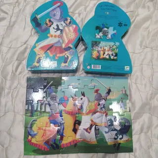 Puzzle Djeco Caballero Fantástico 36 piezas