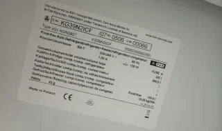 Nevera Siemens Acero Inoxidable último modelo