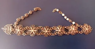 Pulsera Plata Filigrana Cordobesa Antigua