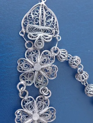 Pulsera Plata Filigrana Cordobesa Antigua