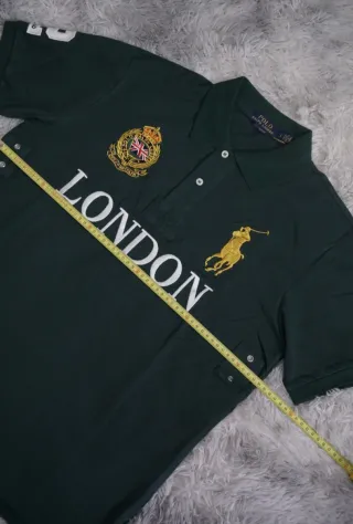 Polo Ralph Lauren London Verde Big Pony Blanco