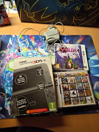 Nintendo 3DS XL Negra + Juegos