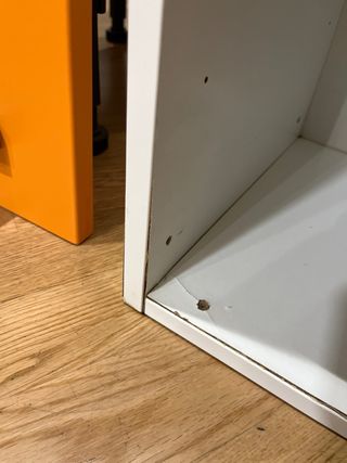 Mueble de cocina alto modulo 35cm. Marrón wengue