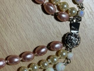 Collar vintage perlas y cristales