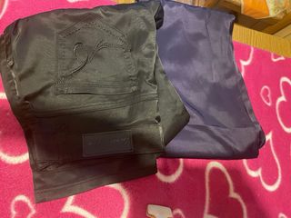 Pantaloni donna viola scuro taglia L