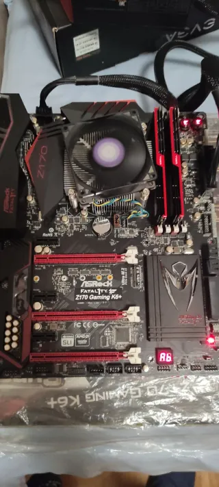 Placa Base ASRock Z170 Gaming K6+; Intel i5 6660K