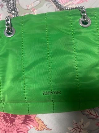 Bolso Parfois verde acolchado
