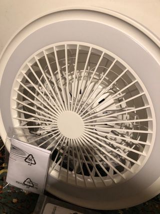 Candeeiro LED com Ventoinha