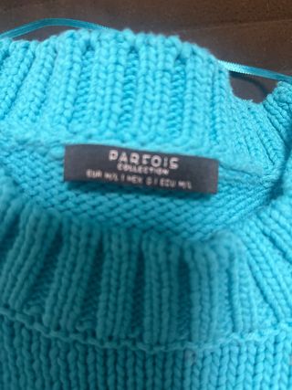 Jersey Parfois azul talla M/L