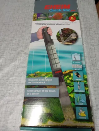 Filtro Fluval y limpiafondo