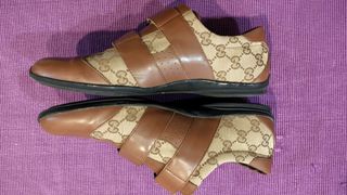 Zapatos Gucci Cuero y Lona Unisex