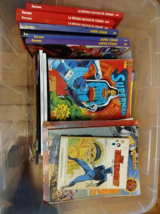 Comics de Conan, Superman, Spiderman y más