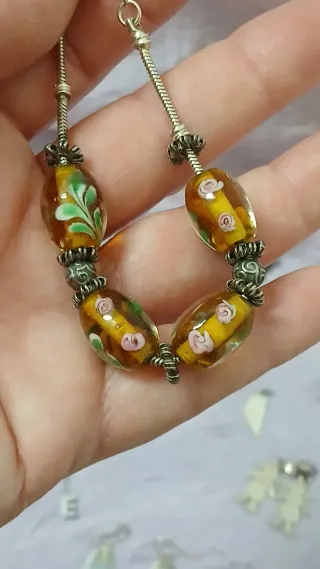 Lote Joyería Plata Ley y Murano Vintage