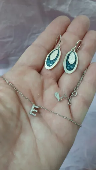 Lote Joyería Plata Ley y Murano Vintage