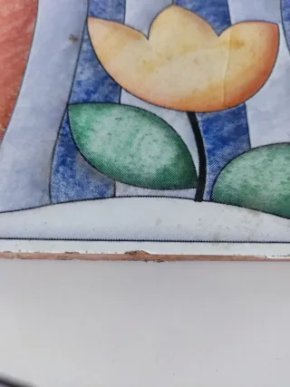 Azulejo Decorativo em Cerâmica – Motivo Floral
