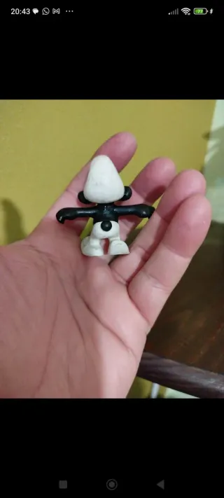 Puffo Arrabbiato I Puffi / the Smurfs anni 70 peyo