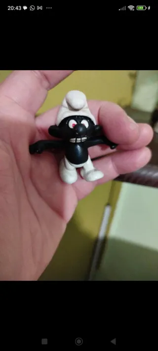 Puffo Arrabbiato I Puffi / the Smurfs anni 70 peyo