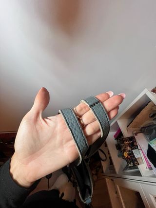 Bolso de piel con estampado cebra